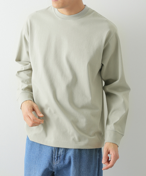 B.C STOCK(ベーセーストック)の「US TOUGH GEAR ロングスリーブTシャツ(Tシャツ/カットソー・メンズ・ホワイト/ブラック/サックスブルー/モスグリーン・MEDIUM/LARGE)」の3枚目の写真