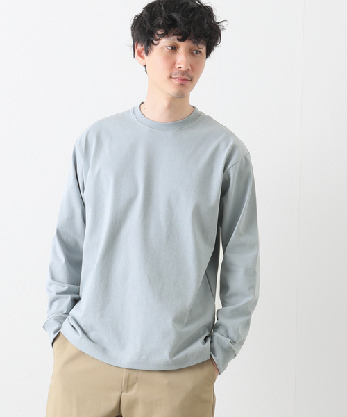 B.C STOCK(ベーセーストック)の「US TOUGH GEAR ロングスリーブTシャツ(Tシャツ/カットソー・メンズ・ホワイト/ブラック/サックスブルー/モスグリーン・MEDIUM/LARGE)」の8枚目の写真