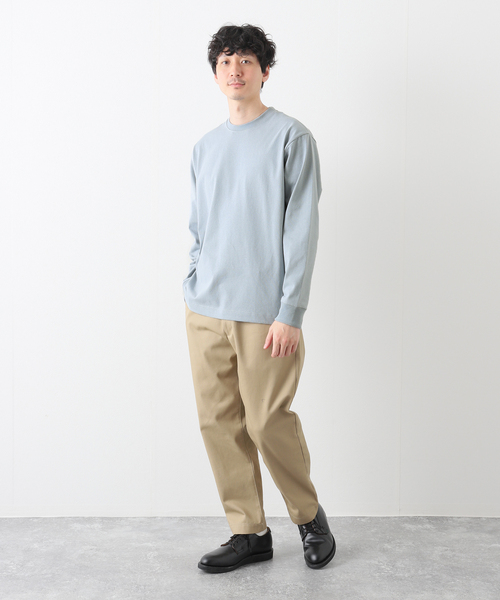 B.C STOCK(ベーセーストック)の「US TOUGH GEAR ロングスリーブTシャツ(Tシャツ/カットソー・メンズ・ホワイト/ブラック/サックスブルー/モスグリーン・MEDIUM/LARGE)」の9枚目の写真