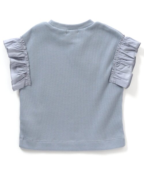 Seraph(セラフ)の「ワッフルフリルTシャツ(Tシャツ/カットソー・キッズ・アイボリー/その他2/ピンク/ブルー/グリーン・130/100/140/120/80/110/90/95)」の13枚目の写真