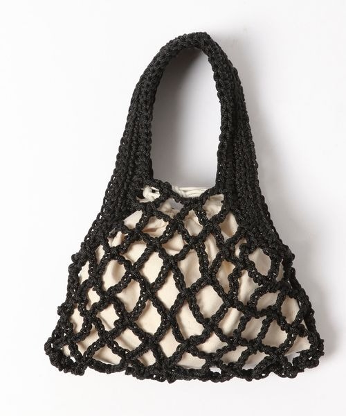 LOWRYS FARM（ローリーズファーム）の「メッシュミニバッグ　260828（ハンドバッグ・レディース・ブラック/ブルー/ピンク・FREE）」の6枚目の写真