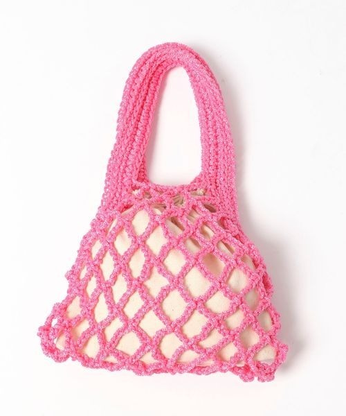 LOWRYS FARM（ローリーズファーム）の「メッシュミニバッグ　260828（ハンドバッグ・レディース・ブラック/ブルー/ピンク・FREE）」の10枚目の写真