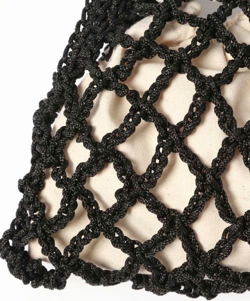 LOWRYS FARM（ローリーズファーム）の「メッシュミニバッグ　260828（ハンドバッグ・レディース・ブラック/ブルー/ピンク・FREE）」の7枚目の写真