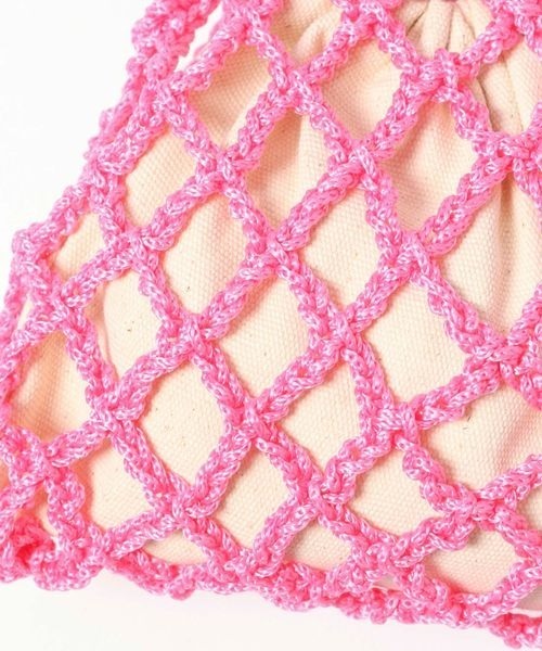 LOWRYS FARM（ローリーズファーム）の「メッシュミニバッグ　260828（ハンドバッグ・レディース・ブラック/ブルー/ピンク・FREE）」の11枚目の写真