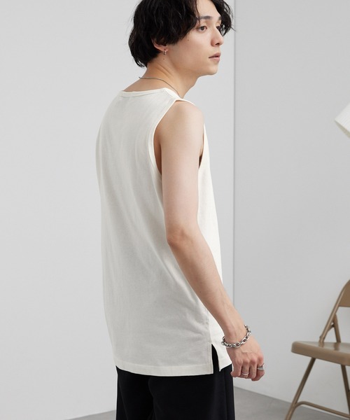 gadid anoniem LEWIN / WHITE タンクトップ gadid anoniem LEWIN / WHITE タンクトップ