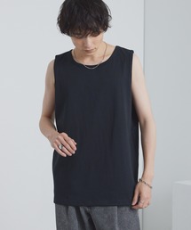 MONO-MART（モノマート）の「接触冷感 ルーズレイヤードサイドスリットタンクトップ（タンクトップ）」