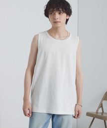 MONO-MART（モノマート）の「接触冷感 ルーズレイヤードサイドスリットタンクトップ（タンクトップ）」