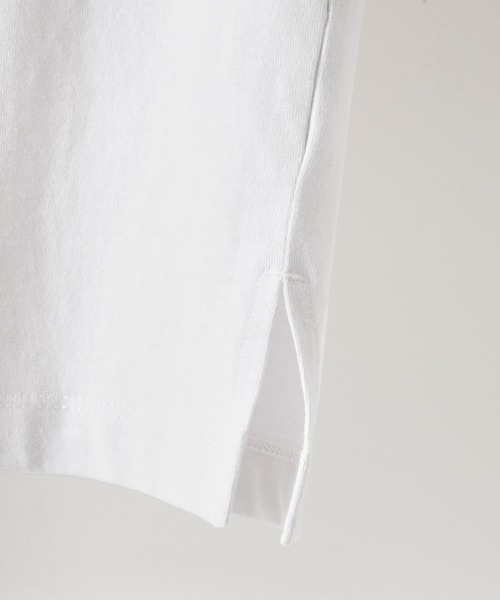 MONO-MART（モノマート）の「ルーズレイヤードサイドスリットタンクトップ（タンクトップ・メンズ・ホワイト/チャコール/アッシュブラウン/グレイッシュブルー/ブラック/スミクロ/アイボリー/サックスブルー/アッシュグレー/ダークネイビー/ピンク系/ライトグレー/グリーン系/グレイッシュベージュ/オートミール/レッド系/ブルー系・S/M/L/XL）」の20枚目の写真