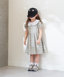 b・ROOM（ビールーム）の「衿フリルパフワンピース（ワンピース）」