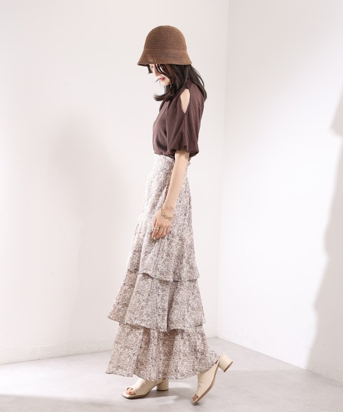 one after another NICE CLAUP（ワンアフターアナザーナイスクラップ）の「雑材クローシュハット（ハット・レディース・ブラウン/ナチュラル・FREE）」の15枚目の写真