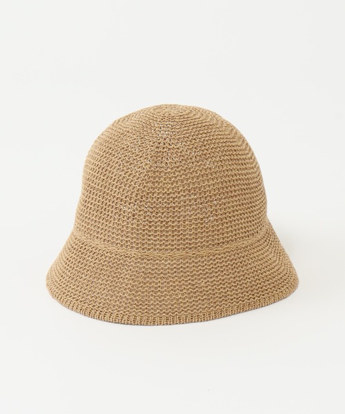 one after another NICE CLAUP（ワンアフターアナザーナイスクラップ）の「雑材クローシュハット（ハット・レディース・ブラウン/ナチュラル・FREE）」の8枚目の写真