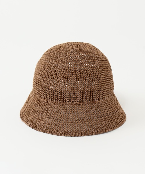 one after another NICE CLAUP（ワンアフターアナザーナイスクラップ）の「雑材クローシュハット（ハット・レディース・ブラウン/ナチュラル・FREE）」の17枚目の写真