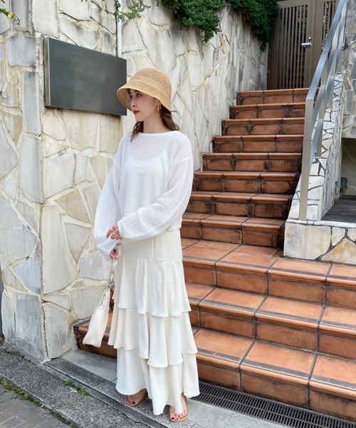 one after another NICE CLAUP（ワンアフターアナザーナイスクラップ）の「雑材クローシュハット（ハット・レディース・ブラウン/ナチュラル・FREE）」の13枚目の写真