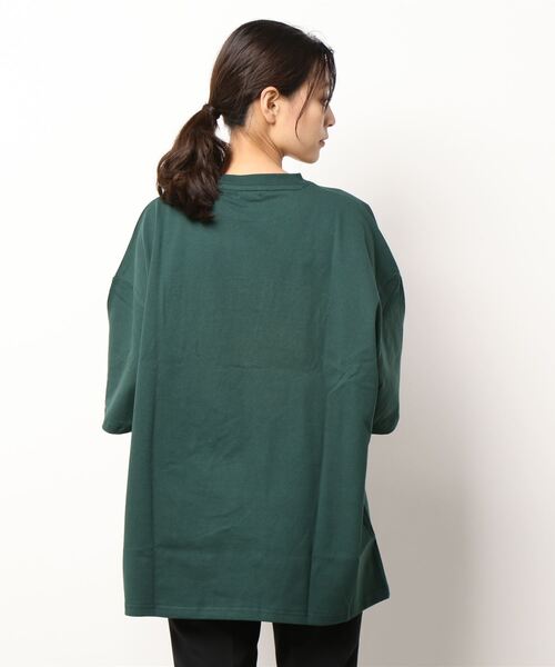 ARCHIVER(アーカイバ)の「【Bl】ビッグシルエットロゴTシャツ クルーネック / INDIAN(Tシャツ/カットソー・レディース・ホワイト/ブルーグレー/ダークグリーン・MEDIUM/LARGE)」の5枚目の写真