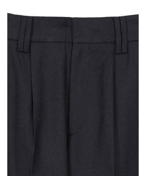 Ameri（アメリ）の「HEM LACE TAPERED PANTS（スラックス・レディース・ブラック/ブラウン・SMALL/MEDIUM）」の11枚目の写真