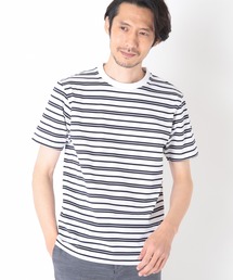 CROWDED CLOSET | シルケット天竺ボーダーTシャツ(Tシャツ/カットソー)