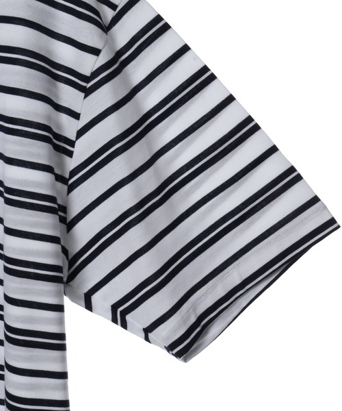 CROWDED CLOSET(クラウデッドクローゼット)の「シルケット天竺ボーダーTシャツ(Tシャツ/カットソー・メンズ・ネイビー/ホワイト系その他・02/03/04)」の12枚目の写真