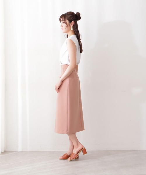 PROPORTION BODY DRESSING(プロポーションボディドレッシング)の「ストライプキーネックブラウス / 1212110407(シャツ/ブラウス・レディース・ベージュ系その他/ブルー系その他・SMALL/MEDIUM)」の10枚目の写真