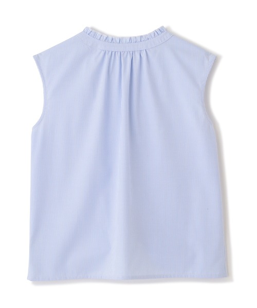 PROPORTION BODY DRESSING(プロポーションボディドレッシング)の「ストライプキーネックブラウス / 1212110407(シャツ/ブラウス・レディース・ベージュ系その他/ブルー系その他・SMALL/MEDIUM)」の14枚目の写真