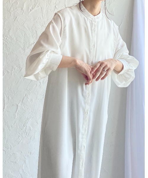 美品✨リミフゥ ボリュームスリーブ ロングシャツワンピース ヨウジヤマモト 美品✨リミフゥ ボリュームスリーブ ロングシャツワンピース