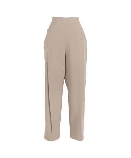 KOBE LETTUCE（コウベレタス）の「フロントタックストレートパンツ（スラックス・レディース・ホワイト/グレイッシュベージュ/ブラック/グレー系/チャコール・PM/M/MEDIUM/TALL）」の18枚目の写真