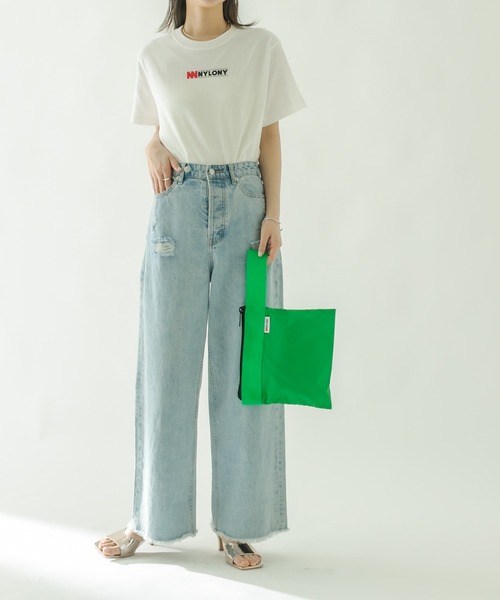 mystic(ミスティック)の「NYLONY ワンハンドバッグ(ハンドバッグ・レディース・ピンク/グリーン/オレンジ/ブルー・ONE SIZE)」の10枚目の写真