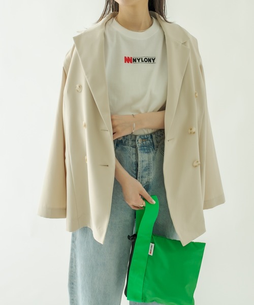 mystic(ミスティック)の「NYLONY ワンハンドバッグ(ハンドバッグ・レディース・ピンク/グリーン/オレンジ/ブルー・ONE SIZE)」の7枚目の写真