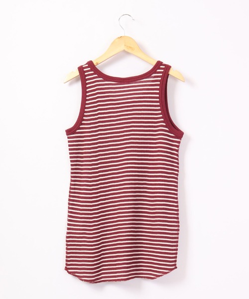 JEMORGAN（ジェーイーモーガン）の「JEMORGAN ワッフルボーダータンクトップ（パック入り）（タンクトップ・レディース・グリーン系その他/レッド系その他/グレー系その他/ブルー系その他・FREE）」の6枚目の写真