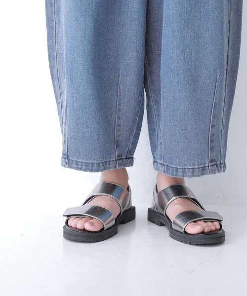 osharewalker（オシャレウォーカー）の「【廃盤】『デニムサーカスパンツ』（デニムパンツ・レディース・インディゴブルー/ブルー・1/2）」の4枚目の写真