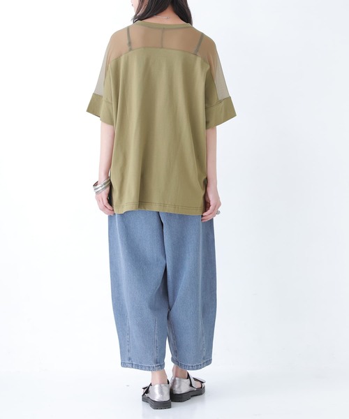 osharewalker（オシャレウォーカー）の「【廃盤】『デニムサーカスパンツ』（デニムパンツ・レディース・インディゴブルー/ブルー・1/2）」の10枚目の写真