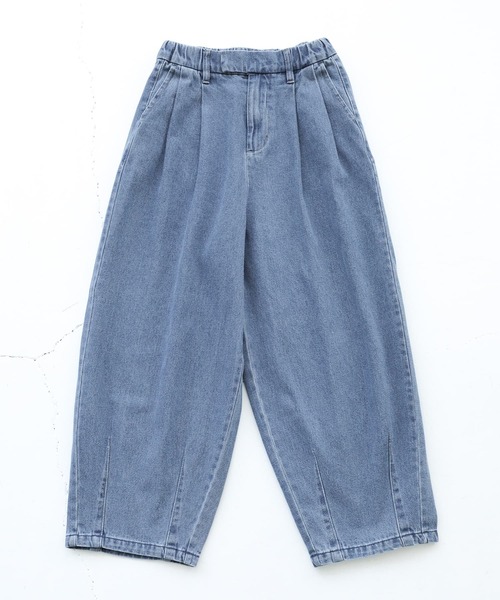 osharewalker（オシャレウォーカー）の「【廃盤】『デニムサーカスパンツ』（デニムパンツ・レディース・インディゴブルー/ブルー・1/2）」の12枚目の写真