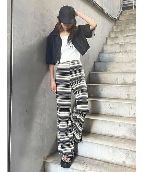 EMODA（エモダ）の「リラックスシアーパンツ（その他パンツ・レディース・ブラック/その他・FREE）」の22枚目の写真