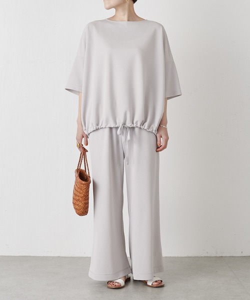 極美品 BEARDSLEY プルオーバー ブラウス バルーン ゆったり グレー BEARDSLEY（ビアズリー）の「ドライタッチプルオーバー（シャツ