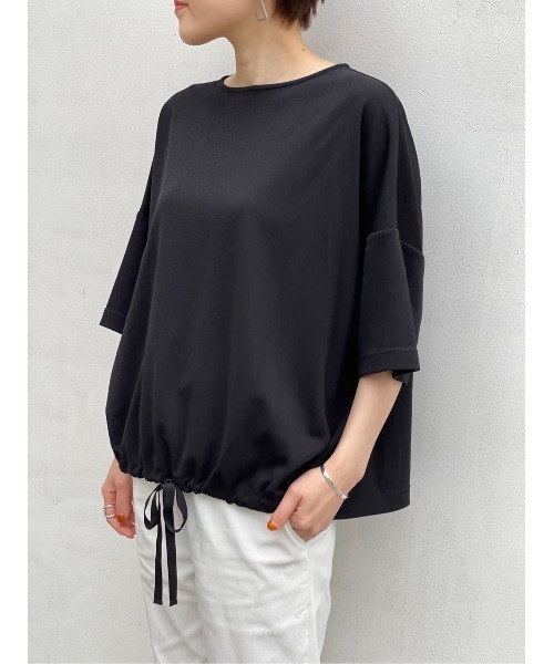 BEARDSLEY プルオーバー ブラック BEARDSLEY（ビアズリー）の「ドライタッチプルオーバー（シャツ