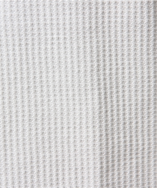 WHO'S WHO gallery（フーズフーギャラリー）の「【Em@//ONE】ワッフルカットソー（Tシャツ/カットソー・メンズ・ホワイト/ネイビー・LARGE/MEDIUM）」の5枚目の写真