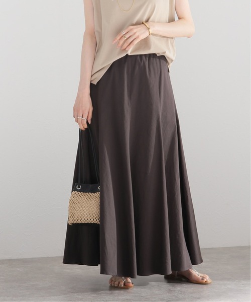 Spick & Span（スピックアンドスパン）の「≪一部店舗+WEB限定≫フレアマキシスカート（スカート・レディース・チャコールグレー/ピンク/ホワイト・38/36）」の5枚目の写真