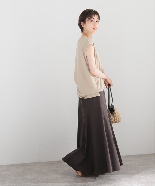 Spick & Span（スピックアンドスパン）の「≪一部店舗+WEB限定≫フレアマキシスカート（スカート・レディース・チャコールグレー/ピンク/ホワイト・38/36）」の22枚目の写真