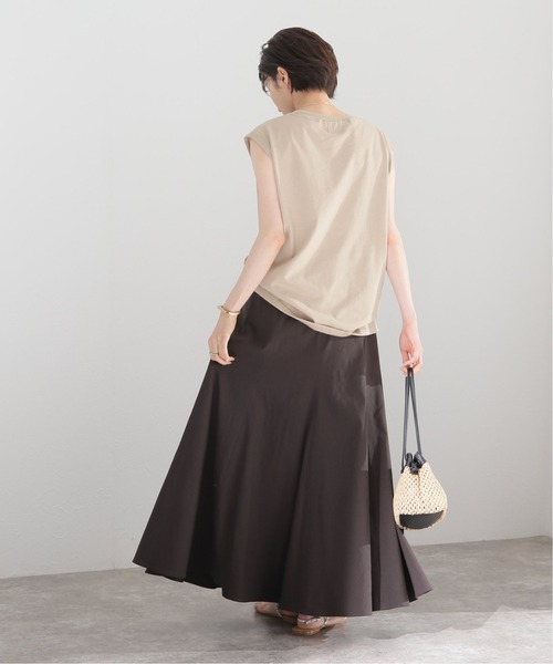 Spick & Span（スピックアンドスパン）の「≪一部店舗+WEB限定≫フレアマキシスカート（スカート・レディース・チャコールグレー/ピンク/ホワイト・38/36）」の11枚目の写真