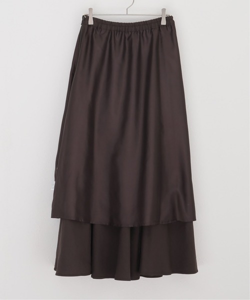 Spick & Span（スピックアンドスパン）の「≪一部店舗+WEB限定≫フレアマキシスカート（スカート・レディース・チャコールグレー/ピンク/ホワイト・38/36）」の20枚目の写真