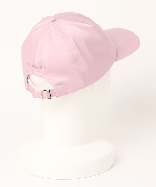 Chapeau d' O(シャポードオー)の「Chapeau d' O Nylontwill Cap(キャップ・レディース・ライトベージュ/ピンク/ブラウン・FREE)」の4枚目の写真