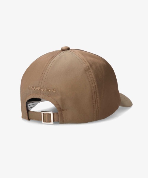 Chapeau d' O(シャポードオー)の「Chapeau d' O Nylontwill Cap(キャップ・レディース・ライトベージュ/ピンク/ブラウン・FREE)」の6枚目の写真