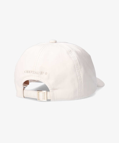 Chapeau d' O(シャポードオー)の「Chapeau d' O Nylontwill Cap(キャップ・レディース・ライトベージュ/ピンク/ブラウン・FREE)」の9枚目の写真