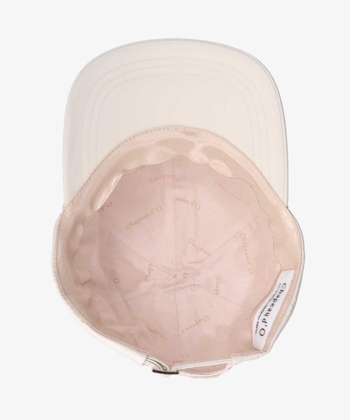 Chapeau d' O(シャポードオー)の「Chapeau d' O Nylontwill Cap(キャップ・レディース・ライトベージュ/ピンク/ブラウン・FREE)」の10枚目の写真