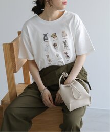 RAY CASSIN | dogPBプリントTシャツ(Tシャツ/カットソー)