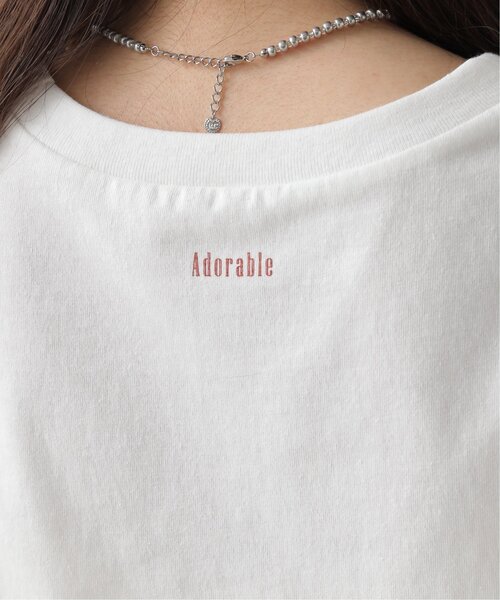 RAY CASSIN（レイカズン）の「dogPBプリントTシャツ（Tシャツ/カットソー・レディース・オフホワイト/スミクロ・FREE）」の13枚目の写真