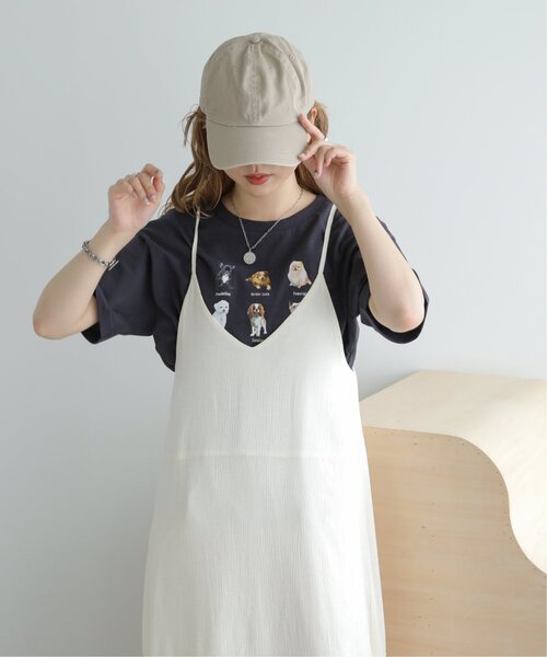 RAY CASSIN（レイカズン）の「dogPBプリントTシャツ（Tシャツ/カットソー・レディース・オフホワイト/スミクロ・FREE）」の16枚目の写真