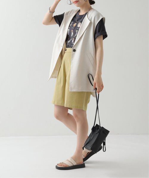 RAY CASSIN（レイカズン）の「dogPBプリントTシャツ（Tシャツ/カットソー・レディース・オフホワイト/スミクロ・FREE）」の14枚目の写真