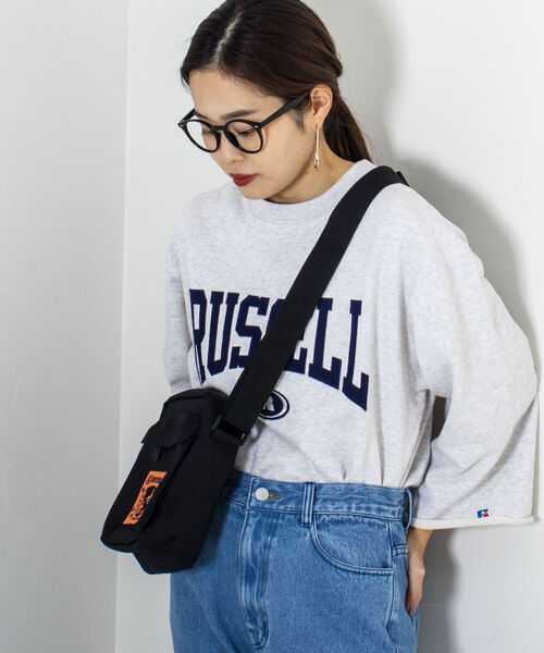 UNIVERSAL OVERALL（ユニバーサルオーバーオール）の「【UNIVERSAL OVERALL/ユニバーサルオーバーオール】Suare shoulder（ショルダーバッグ・メンズ・ブラック/グレー/ベージュ・FREE）」の14枚目の写真