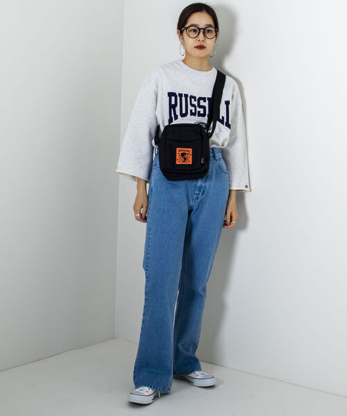 UNIVERSAL OVERALL（ユニバーサルオーバーオール）の「【UNIVERSAL OVERALL/ユニバーサルオーバーオール】Suare shoulder（ショルダーバッグ・メンズ・ブラック/グレー/ベージュ・FREE）」の4枚目の写真