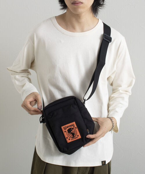 UNIVERSAL OVERALL（ユニバーサルオーバーオール）の「【UNIVERSAL OVERALL/ユニバーサルオーバーオール】Suare shoulder（ショルダーバッグ・メンズ・ブラック/グレー/ベージュ・FREE）」の20枚目の写真